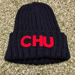 CHU XXX ニット帽 子ども用 美品 チュウ