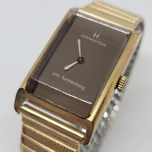 《お宝?手巻き☆アンティーク》ハミルトン × フォン・ファステンバーグ Wネーム【Hamilton × Diane von Furstenberg(; ̄Д ̄)?】