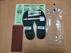 【送料込】PROX フェルトソールリペアキット プロックス ウェーダー靴底補修セット サイズS (24.0-24.5cm用)