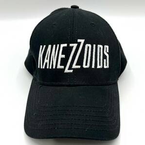 【良品】KaneZ　ケインズ キャップ　帽子　野球帽　ブラック　刺繍ロゴ　アジャスター調整可　コットン　ユニセックス