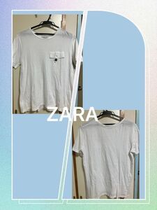 ZARA □ザラ　白　Ｔシャツ　半袖　レディース ⑥