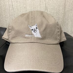 アルパカイラスト刺繍入りキャップ