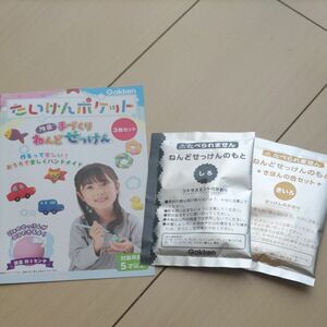 【未使用】学研　手づくりねんどせっけん　2色セット