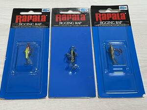 B ■■ 新品　ラパラ　ジギングラップ　w2　1/8oz　4g　3個セット　RAPALA　JIGGING RAP ■■ I2.0806