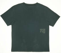 R947★alexander wang アレキサンダー ワン ロゴ デザイン 半袖 Tシャツ M ブラック CA00985_画像4