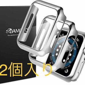 ★未使用★2個入り★Apple Watch 4/5/6/SE 40mm アップルウォッチ シリーズ 用 保護ケース ガラス カバー