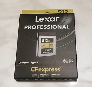 #[ new goods ]LCFX10 512CRB Lexar Cfexpress card Type B