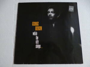 GEORGE BENSON / While The City Sleeps■'86年UK盤LP＋インナースリーブ ジョージベンソン