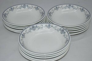 ☆Noritake（ノリタケ）ローレライ Bone China ボーンチャイナ9693　15枚セット　皿径19.5cm×高さ3.5cm　★9590