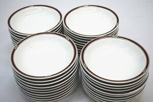 ☆Noritake（ノリタケ）Bone China ボーンチャイナ4467　40枚セット　ボウル径15cm×高さ3cm　皿　小皿★9580