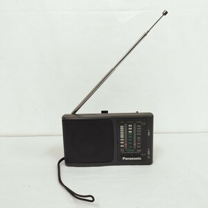 【希少】Panasonic パナソニック TV-FM-AM 3-BAND RECEIVER コンパクトラジオ RF-U46/通電確認済 レトロ ポータブルラジオ ジャンク品