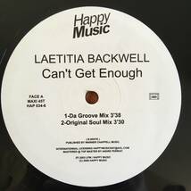 Laetitia Backwell / Can't Get Enough　[Happy Music - HAP 034-6]_画像3