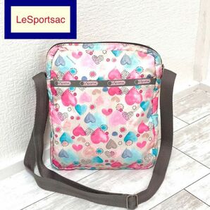 レスポートサック フルハートデザイン レディース ショルダーバッグ LESPORTSAC