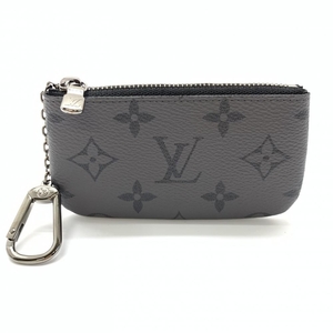 未使用 LOUIS VUITTON ルイヴィトン M80905 ポシェット クレ モノグラム エクリプス コインケース 財布 グレー 黒 ブラック 管理RT27846