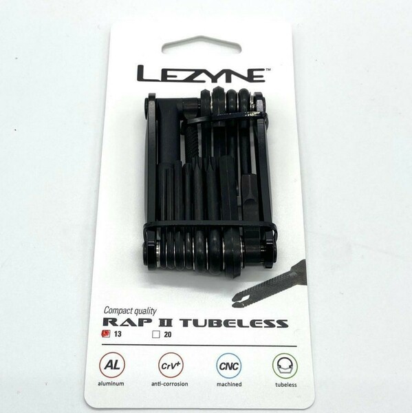 【新品】LEZYNE（レザイン）携帯工具 RAP II 13 TUBELESS
