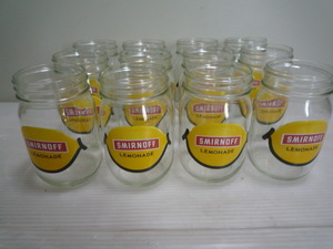 s rumen fremone-do12 piece set ja- glass tumbler SMIRNOFF glass lemon ..