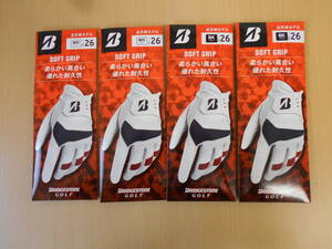 *2022 year * soft grip * Bridgestone Golf *GLG24*26cm*4 sheets * white * black * new goods *