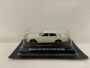  Konami 1/64 распроданный известная машина коллекция Nissan Skyline GT-R PGC10 1969 NISSAN SKYLINE белый 