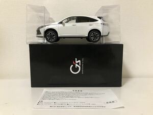 カラーサンプル 1/30 トヨタ ハリアー G's ホワイトパールクリスタルシャイン TOYOTA HARRIER 非売品