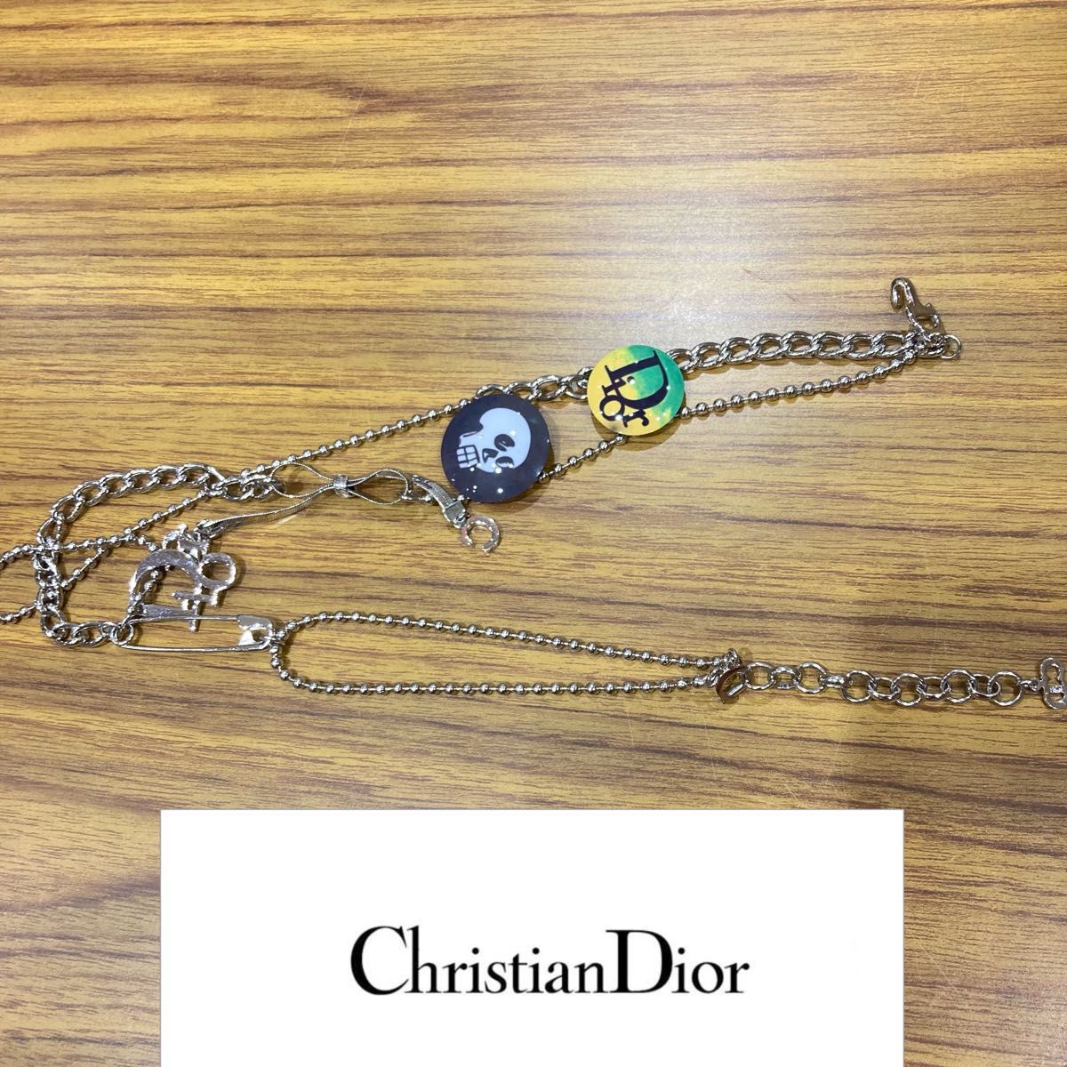 激レア 未開封本物 christian dior リボンブレスレット チョーカー