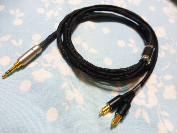 SHURE SRH1840 SRH1540 SRH1440 用 MOGAMI 2944 八芯 ブレイド編 3.5mm3極 トープラ販売 黒布スリーブ (延長 2.5mm4極 4.4mm5極 変更可)