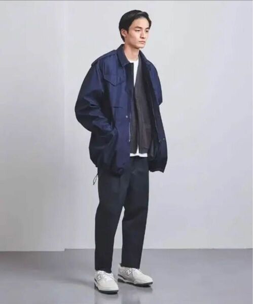 【新品未使用】＜UNITED ARROWS＞ヘリンボーン 1プリーツ テーパード