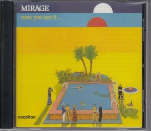 【英JAZZ ROCK名作】MIRAGE / NOW YOU SEE IT（輸入盤CD）