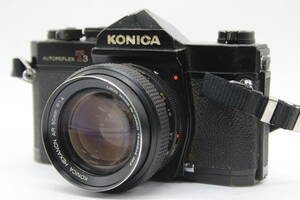 【訳あり品】 コニカ Konica Autoreflex T3 ブラックボディ Hexanon AR 50mm F1.4 ボディレンズセット C9286