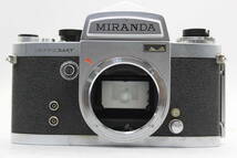 【訳あり品】 ミランダ MIRANDA SENSOMAT AUTO MIRANDA EC 35mm F2.8 ボディレンズセット C9555_画像2