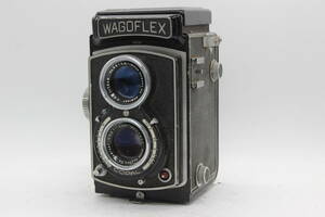 【訳あり品】 WAGOFLEX Nitto Kogaku Kominar 7.5cm F3.5 二眼カメラ C9571