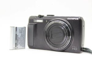 【返品保証】 オリンパス Olympus SH-21 ブラック 12.5x Wide バッテリー付き コンパクトデジタルカメラ s61