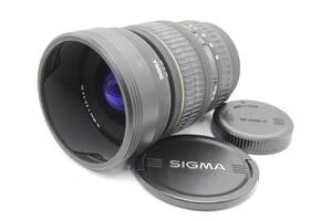 【返品保証】 シグマ Sigma Zoom 15-30mm F3.5-4.5 DG 前後キャップ付き キャノンマウント レンズ s163