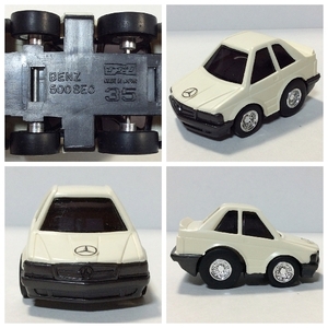 送料２００円～ 中古品 日本製 japan ナガノ ベンツ 500 SEC BENZ プルバック プルバックカー チョロQ ではありません