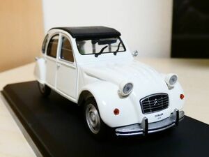 国産名車コレクション 1/43 シトロエン 2ＣＶ 1963 白 アシェット citroen ミニカー クラシックカー