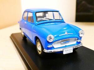 国産名車コレクション 1/43 トヨタ コロナ toyota corona青 旧車 クラシックカー ミニカー