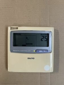 （500）SANYO サンヨー 業務用 パッケージ リモコン RCS-SH80U-1 業務用エアコンリモコン 中古 通電確認済み 送料一律210円