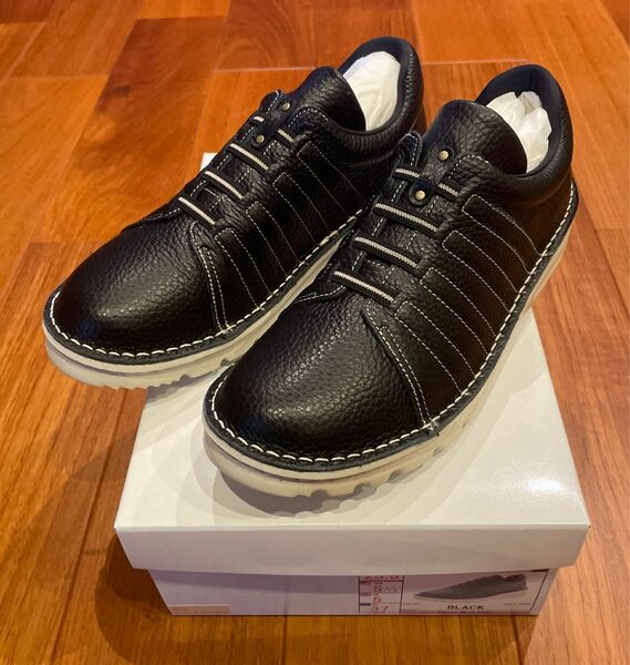 CARiNO Dola&ASW 7280 日本製　革靴　23.5㎝　BLACK 4E