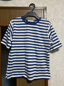 アメリカンホリックのボーダーTシャツ　ブルーサイズ　Lタグ付き　新品未使用　です。即購入○