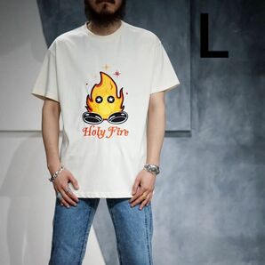 【ROUUIS】 "HOLY-FIRE" SS TEE Lサイズ