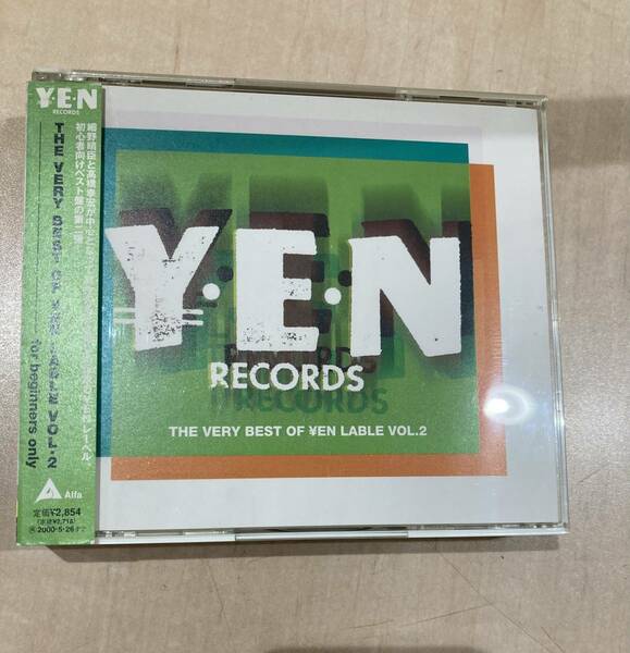 THE VERY BEST OF YEN LABEL VOL.2 オムニバス v. a. 帯付 即決 送料無料 ymo yellow magic orchestra 細野晴臣 高橋幸宏 戸川純 坂本龍一