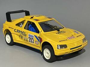 1円〜 お宝放出 1/24 Peugeot 405 Turbo 16 Paris Dakar Rally Camel #203 ◆ マジョレット 4206 プジョー パリ ダカールラリー キャメル