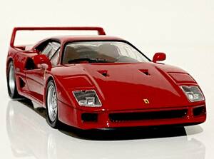 1円〜 お宝放出 1/43 Ferrari F40 (Tipo F120) ◆ Nicola Materazzi - Pininfarina Design, 2936 Twin Turbo V8 ◆ フェラーリ アシェット