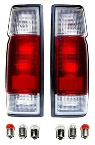 日産 ニッサン ダットサン D22系 リア クリアコンビテールランプ シングルキャブ用 ピックアップトラック 赤白 送料無料