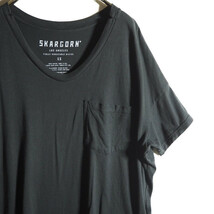 K8373f67　▼SKARGORN スカルゴーン ドゥーズィエムクラス 購入▼　ポケツキワイドTシャツ ブラック / オーバーサイズ 19SS 黒 春夏_画像2