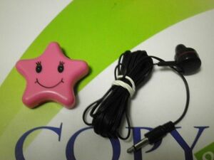 THE PINK STAR TYPE MP3 PLAYER WITH EARPHONE COMBO CLICKPOST164 NEWLY