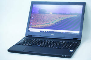 【1円～】8世代i7+Office2021搭載パワフル快適快速PC！VersaPro VKH19/D-3 i7-8650U 8G SSD256G カメラ 無線+有線LAN Win10