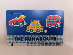 使用済み　サンリオ　THE RUNABOUTS　ザ・ラナバウツ　テレカ　テレホンカード　広告　デザイン　イラスト　Z９