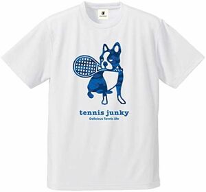 クラウディオパンディアーニ テニスウェア 半袖Tシャツ 迷彩テニス Tennis Junky ホワイト(白) メンズM 新品
