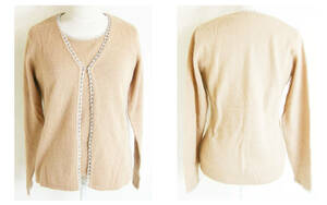 #ELLE[ L ] Camel knitted ensemble 38#