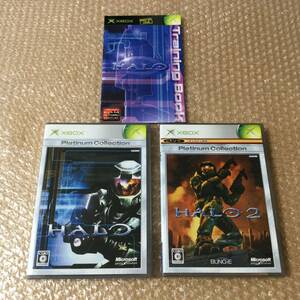 XBOX 360可 ヘイロー HALO ヘイロー2 【2本セット】別冊Training Bookも同梱 送料310